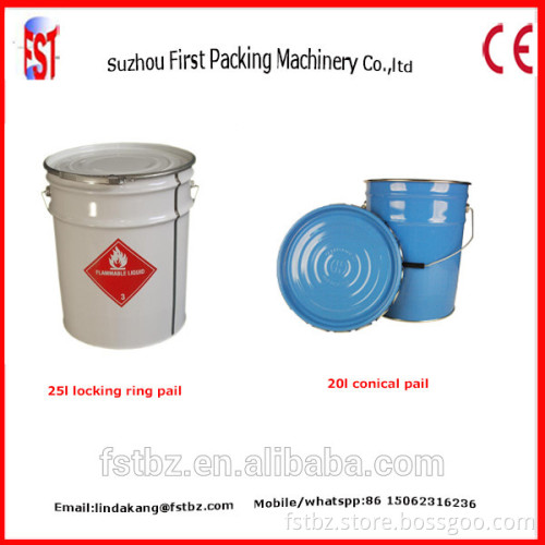 Triple Metal Tin Pail Seam Welders Steel Drum Production Line